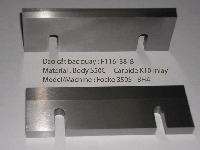 Dao cắt bạc quay máy Focke 350S-BH04 (F116X38X8-HK)