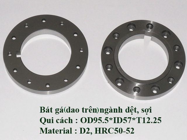 Bộ gá (dao trên) ngành dệt (OD95.5X57X12.25)